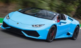 car hire Huracan EVO Spyder